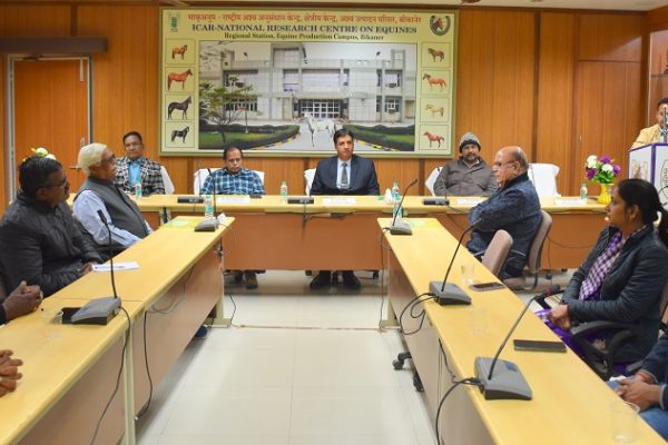 राष्ट्रीय अश्व अनुसंधान केन्द्र पर हिंदी कार्यशाला का आयोजन