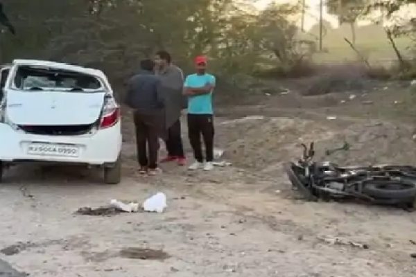 गंगाशहर थाना क्षेत्र में तीन गाड़ियों के आपस में भीड़ जाने से दस घायल , मचा हड़कंप