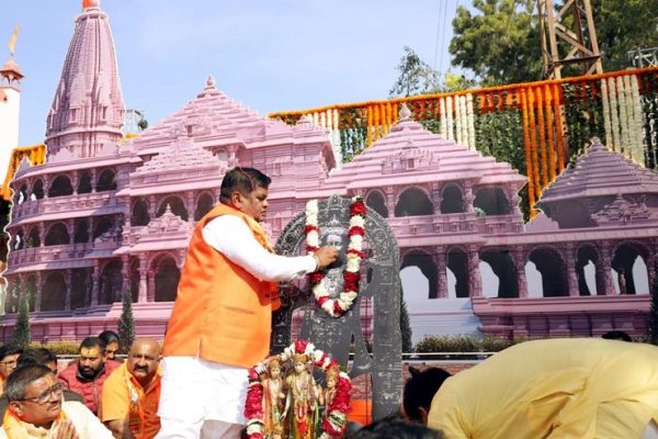 बीकानेर में भी सजी अयोध्यानगरी, रामधुन पर झूमे श्रद्धालु