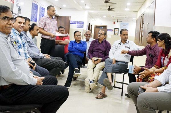 चिकित्सा मंत्री के बयान पर बीकानेर के चिकित्सकों में रोष, सभा में किया विरोध