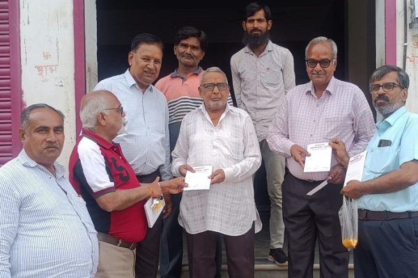 मतदान प्रतिशत बढाने हेतु संकल्पित करवाया