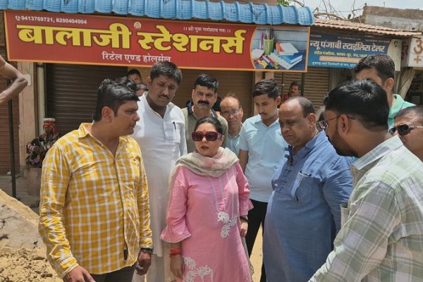 विधायक सिद्धि कुमारी ने सूरसागर का जायजा लिया