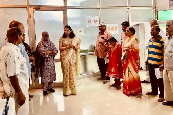 नेत्र जांच शिविर में 50 मरीज हुए लाभान्वित