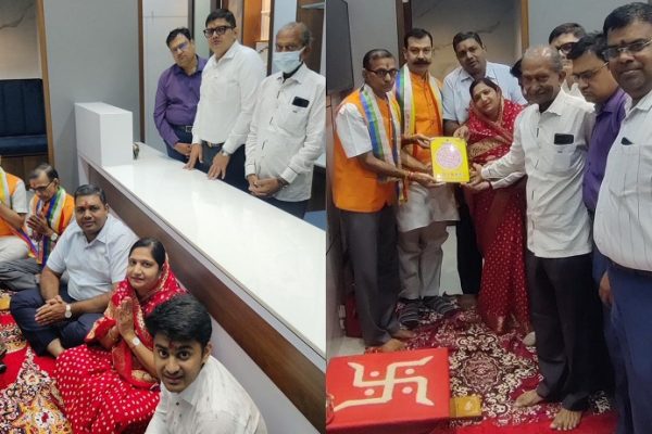 जे पी ज्वेलर्स का शुभारंभ जैन संस्कार विधि से