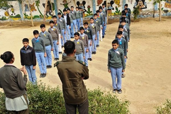 अपेक्स प्लेटिनम सेकेण्डरी स्कूल में कोमल पद प्रशिक्षण शिविर शुरू