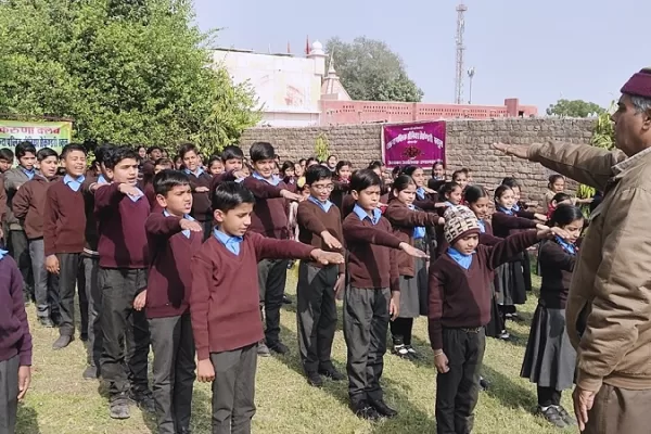 करेंगे अन्न का सम्मान, तो बढे़गा देश का मान- नालन्दा के विद्यार्थियों ने ली शपथ