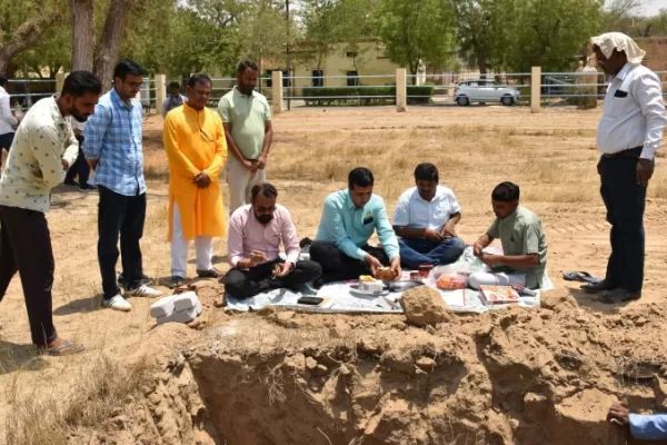 अश्व प्रजनन प्रयोगशाला भवन की रखी आधारशिला