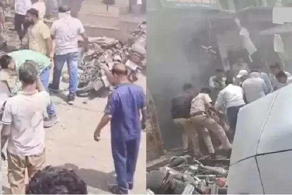 बीकानेर में धमाके से मचा कोहराम