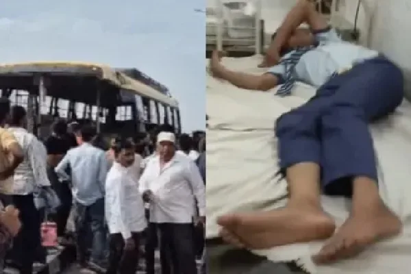 भीषण सड़क हादसा – स्कूल बस और स्लीपर कोच में टक्कर, 10 वर्षीय छात्र की मौत, कई घायल