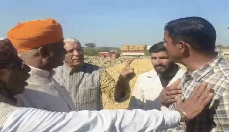 मूंगफली खरीद में भ्रष्टाचार पर बिफरे विधायक जेठानन्द व्यास: CEO को फटकार